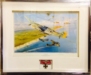 Limited edition/Artist's proof with genuine Iron Cross